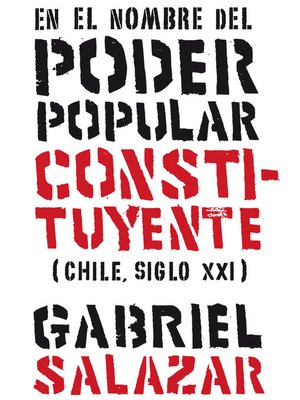 cover image of En el nombre del poder popular constituyente (Chile, Siglo XXI)